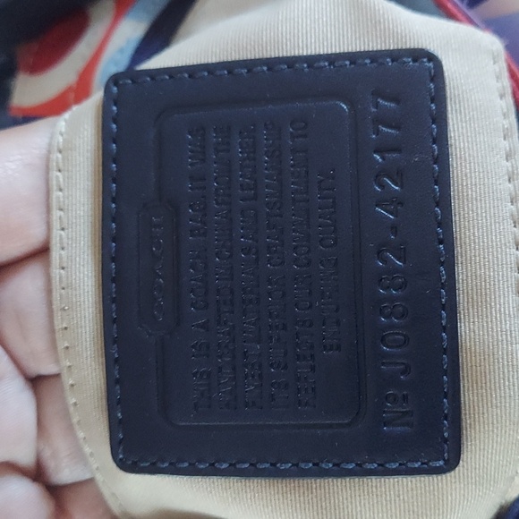 COACH Madison Op Art Resort Scarf Satin TopHandled Tote 2Pc Set - Picture 3 of 12